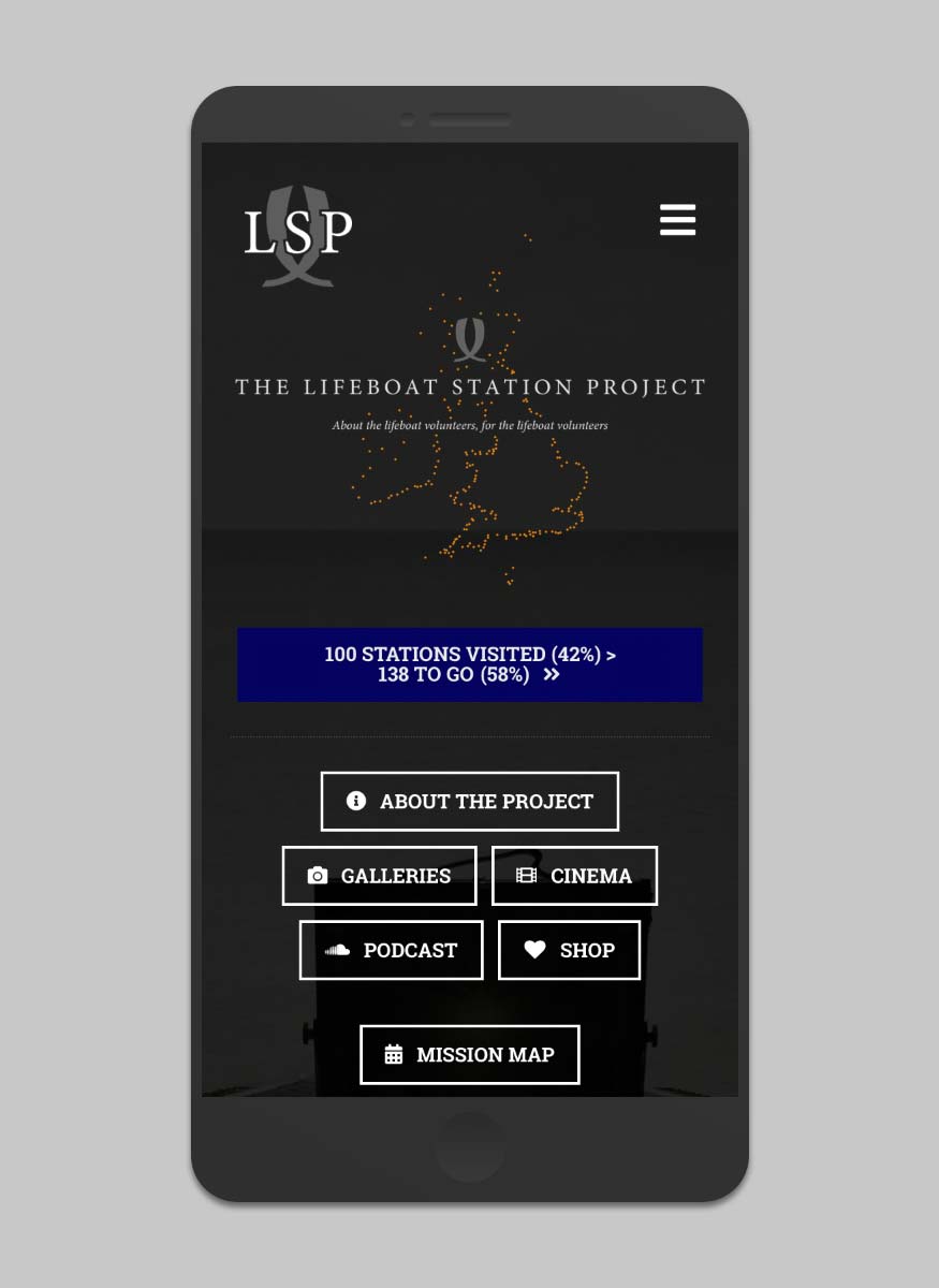 Lifeboat Station Project website | Website Design & Development